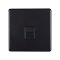 Eurolite Switches Matt Black Concealed 3mm Telephone Master - Matt Black