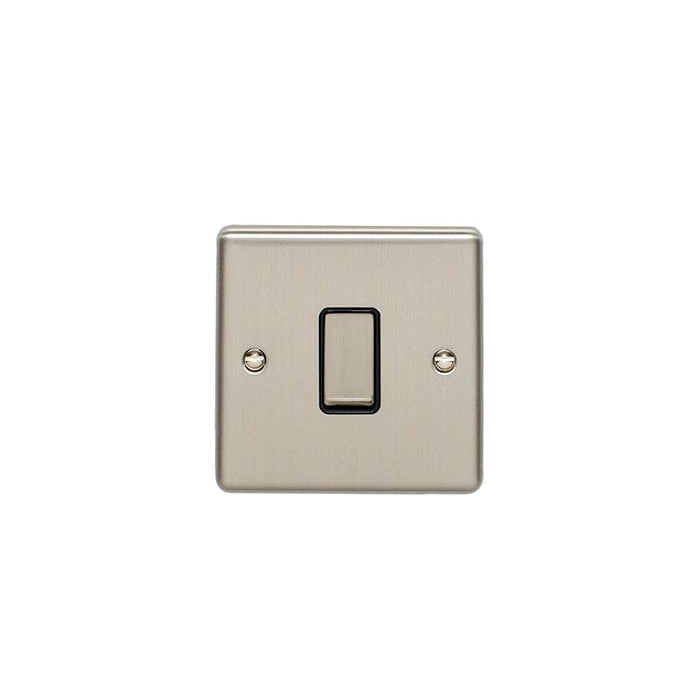 Eurolite Switches Satin Stainless Enhance Decorative 1 Gang Switch - Satin Stainless