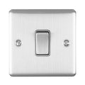 Eurolite Switches Satin Stainless Enhance Decorative 1 Gang Switch - Satin Stainless