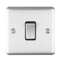 Eurolite Switches Satin Stainless Enhance Decorative 20Amp Switch - Satin Stainless