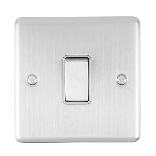 Eurolite Switches Satin Stainless Enhance Decorative 20Amp Switch - Satin Stainless