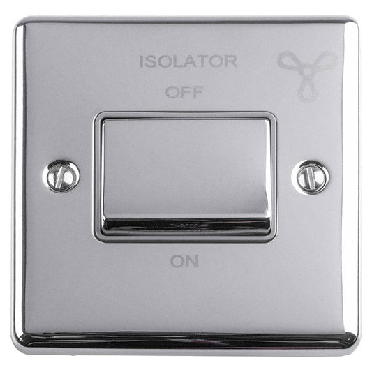 Eurolite Switches Polished Chrome Enhance Decorative Fan Switch - Polished Chrome