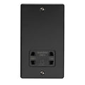 Eurolite Plug Sockets Matt Black Enhance Decorative Shaver Socket - Matt Black