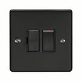 Eurolite Switches Matt Black Enhance Decorative Switched Fuse Spur - Matt Black