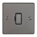 Eurolite Switches Black Nickel Enhance Decorative Unswitched Fuse Spur - Black Nickel