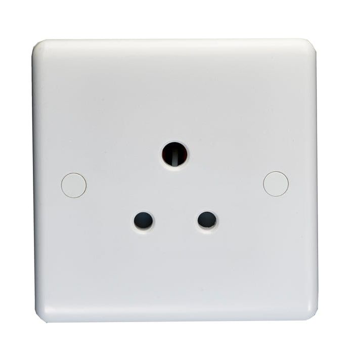 Eurolite Plug Sockets White Enhance White Plastic 5 Amp Socket - White
