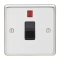 Eurolite Switches Polished Stainless Steel Stainless steel 20Amp Switch With Neon Indicator - Polished Stainless Steel