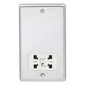 Eurolite Plug Sockets Polished Stainless Steel Stainless steel Shaver Socket - Polished Stainless Steel