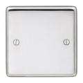 Eurolite Switches Polished Stainless Steel Stainless steel Single Blank Plate - Polished Stainless Steel