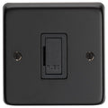 Eurolite Switches Matt Black Stainless steel Unswitched Fuse Spur - Matt Black