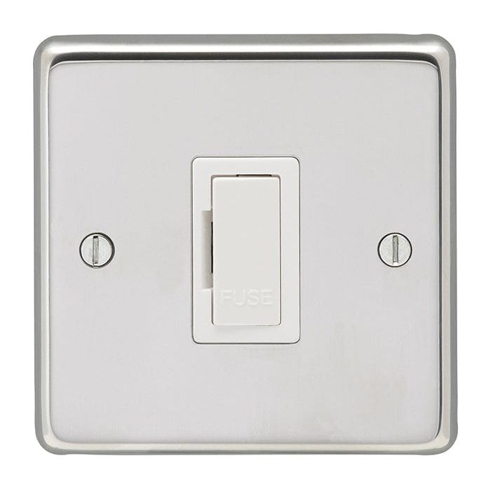 Eurolite Switches Polished Stainless Steel Stainless steel Unswitched Fuse Spur - Polished Stainless Steel