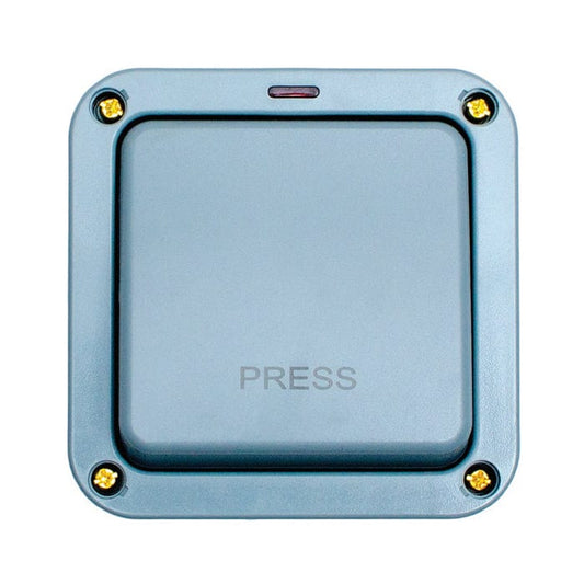 Eurolite Switches Grey Utility 1 Gang Switch - Grey