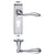 Lever Euro Lock - Short Plate / Polished Chrome