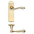Lever Latch - Short Plate / Polished Brass
