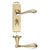 Lever Bathroom - Short Plate / Polished Brass