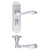 Lever Bathroom - Short Plate / Satin Chrome