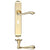 Lever Lock - Long Plate / Polished Brass