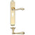 Lever Euro Lock - Long Plate / Polished Brass