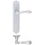 Lever Latch - Long Plate / Satin Chrome