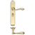 Lever Bathroom - Long Plate / Polished Brass