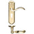 Lever Euro Lock / Polished Brass