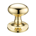 Oval Mortice Knob Furniture - 62.5mm Rose Diameter