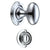 Polished Chrome / 38mm x 22mm / 42mm