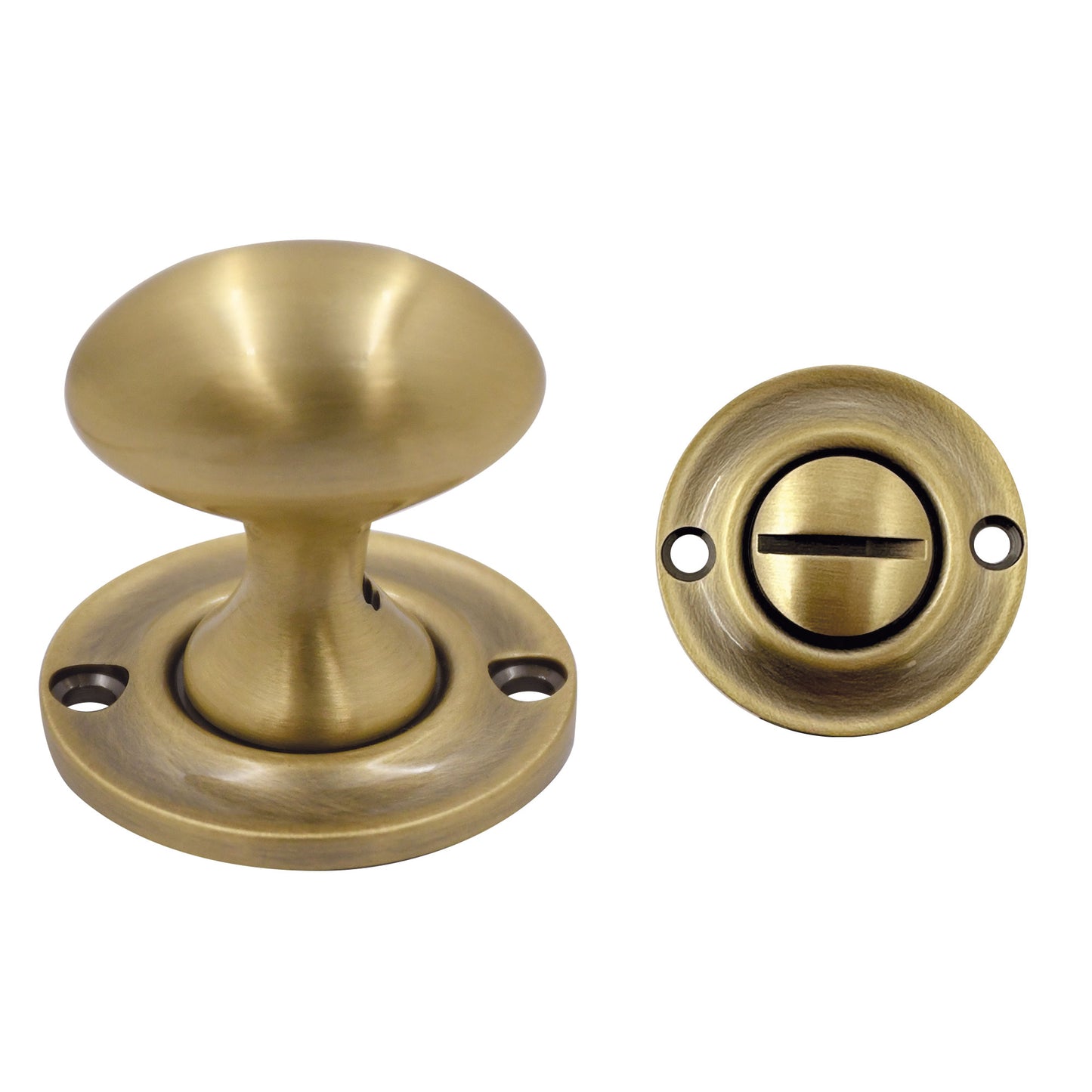 Oval Thumb Turn with Coin Release - 5mm / 42mm Spindle