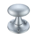 Oval Mortice Knob Furniture 60mm Rose dia.