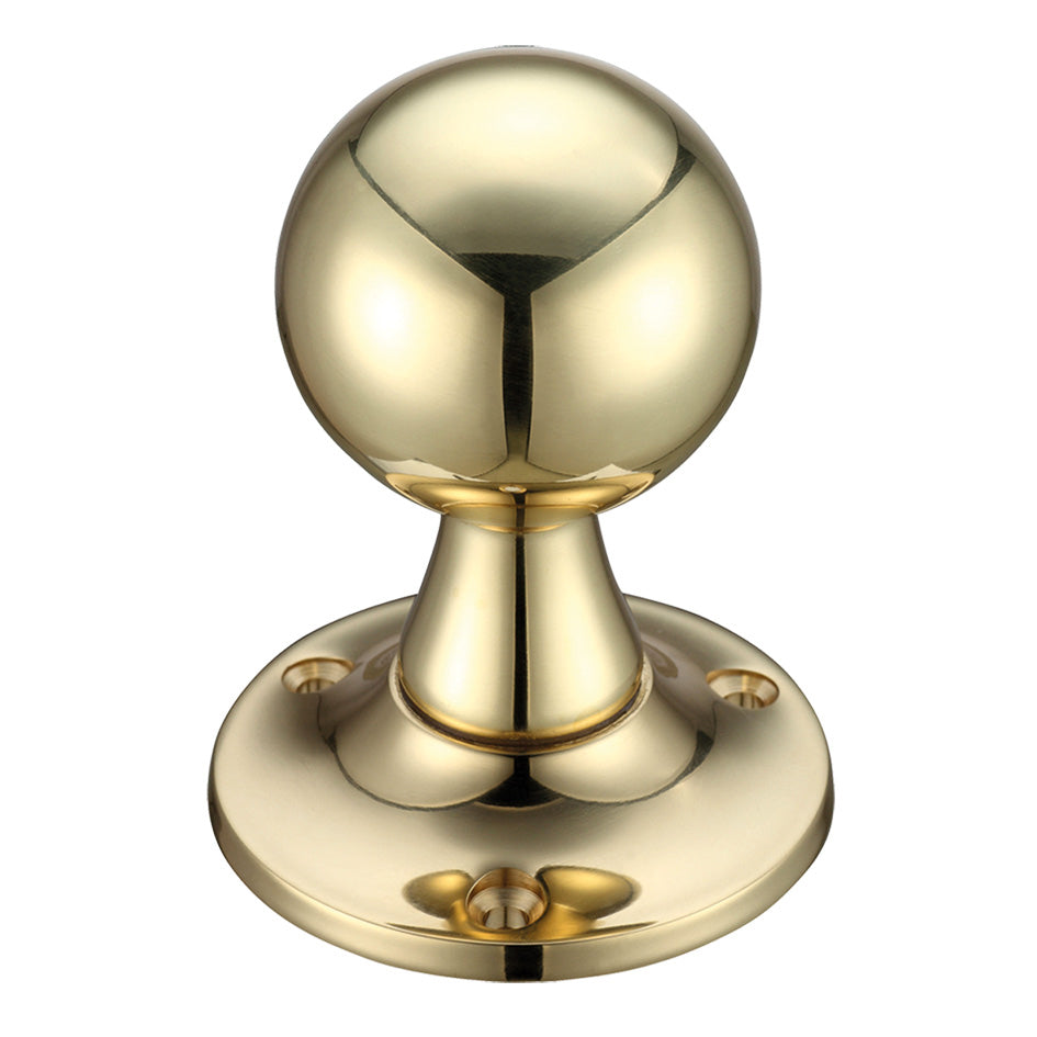 Ball Mortice Knob Furniture  60mm Rose dia.