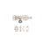 75mm x 30mm / Polished Nickel