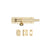 100m x 30mm / Polished Brass