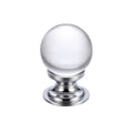 Glass Ball Cabinet Knob – Plain