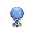 Glass Ball Cabinet Knob – Facetted