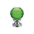 25mm / Polished Chrome / Green Glass