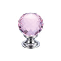 Glass Ball Cabinet Knob – Facetted