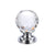 30mm / Polished Chrome / White Glass
