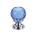 Glass Ball Cabinet Knob – Facetted