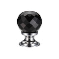 Glass Ball Cabinet Knob – Facetted