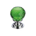 Glass Ball Cabinet Knob – Facetted