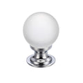 Glass Ball Cabinet Knob - Frosted
