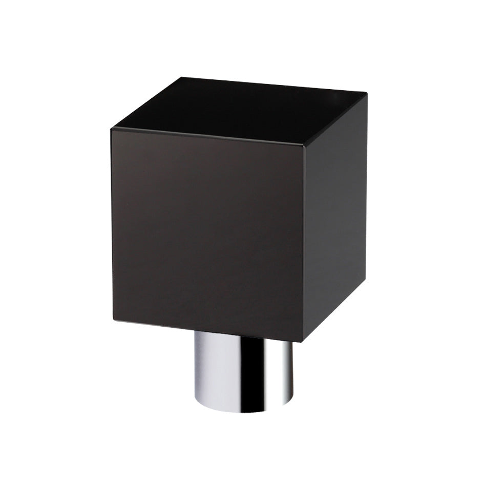 Cube Cupboard Knob - Plain 30mm dia