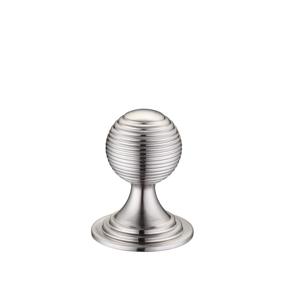 Queen Anne Ringed Knob - 25mm Rose Dia