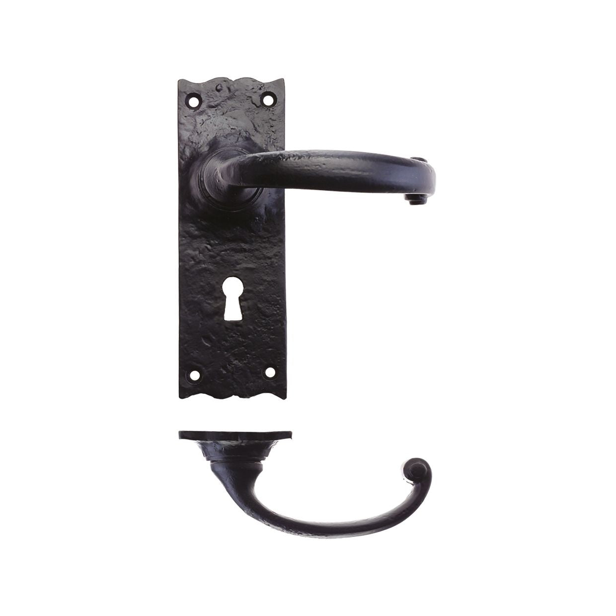 Traditional Lever on Backplate – 6"