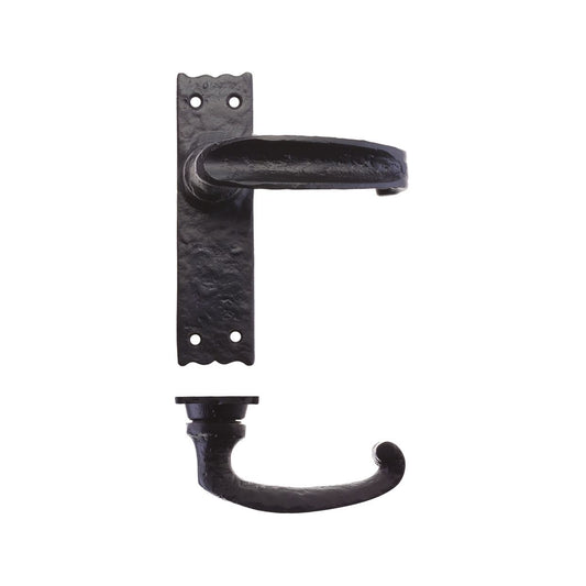 Traditional Slimline Thumb Lever on Latch Backplate
