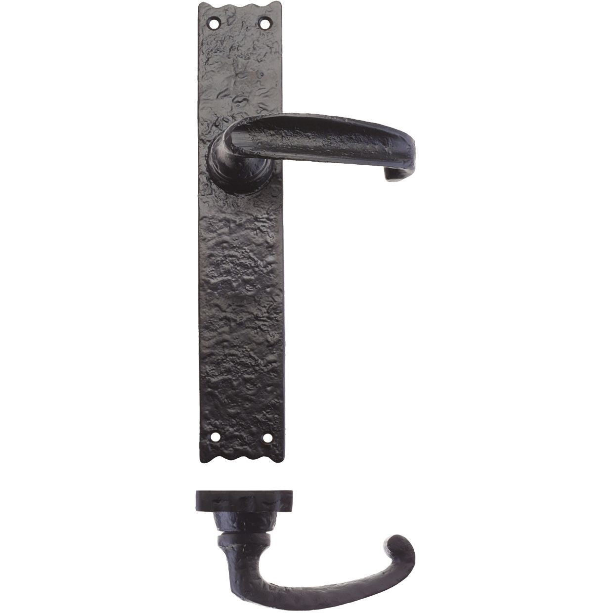 Traditional Lever on Long Backplate – 10"