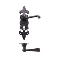 Lever on Fleur De Lys Backplate