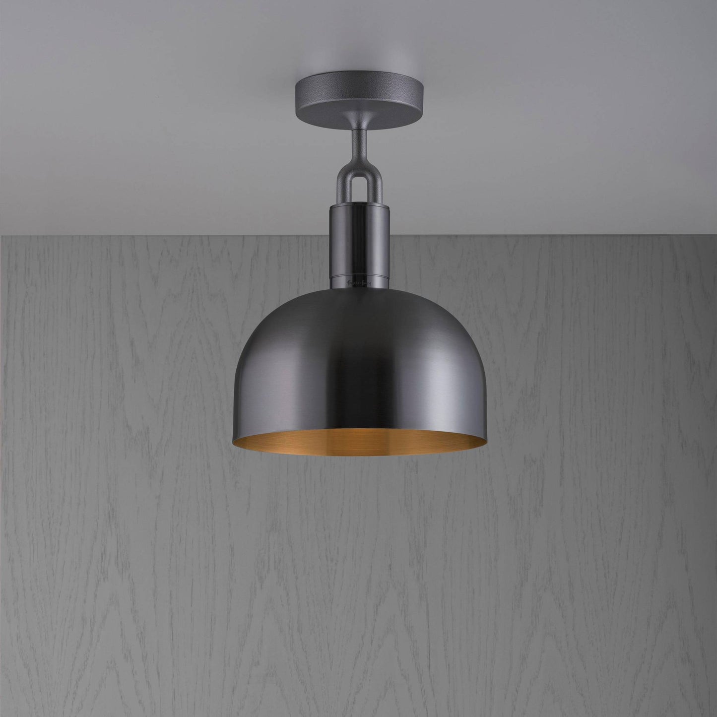 Buster + Punch Forked Ceiling / Linear / Shade / Medium Gun Metal