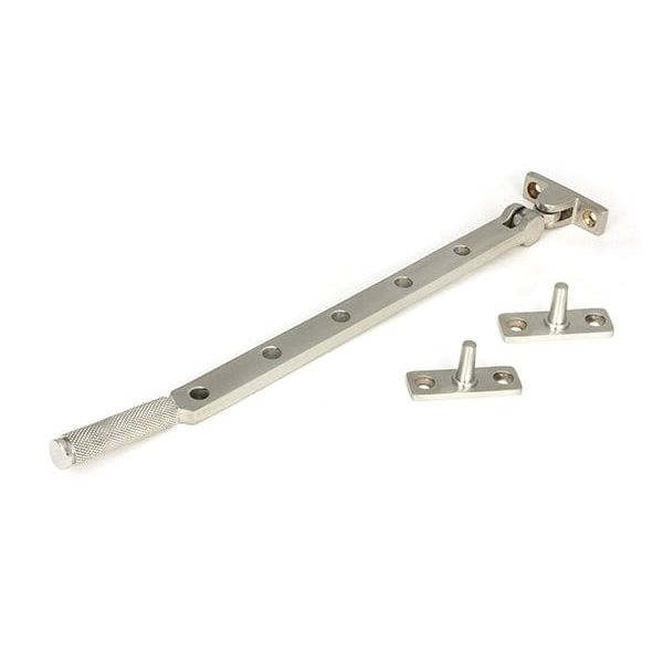From The Anvil Window Hardware Satin Marine SS 316 12" Brompton Stay