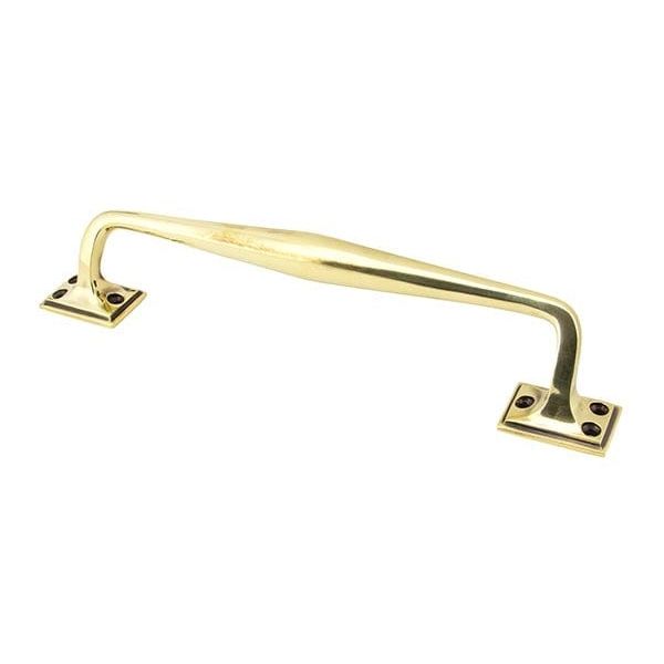 From The Anvil Cupboard Handles Aged Brass 300mm Art Deco Pull Handle